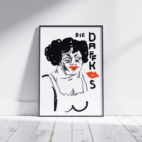 Plakat „Daffkiss"